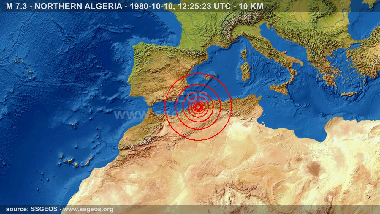 earthquake map