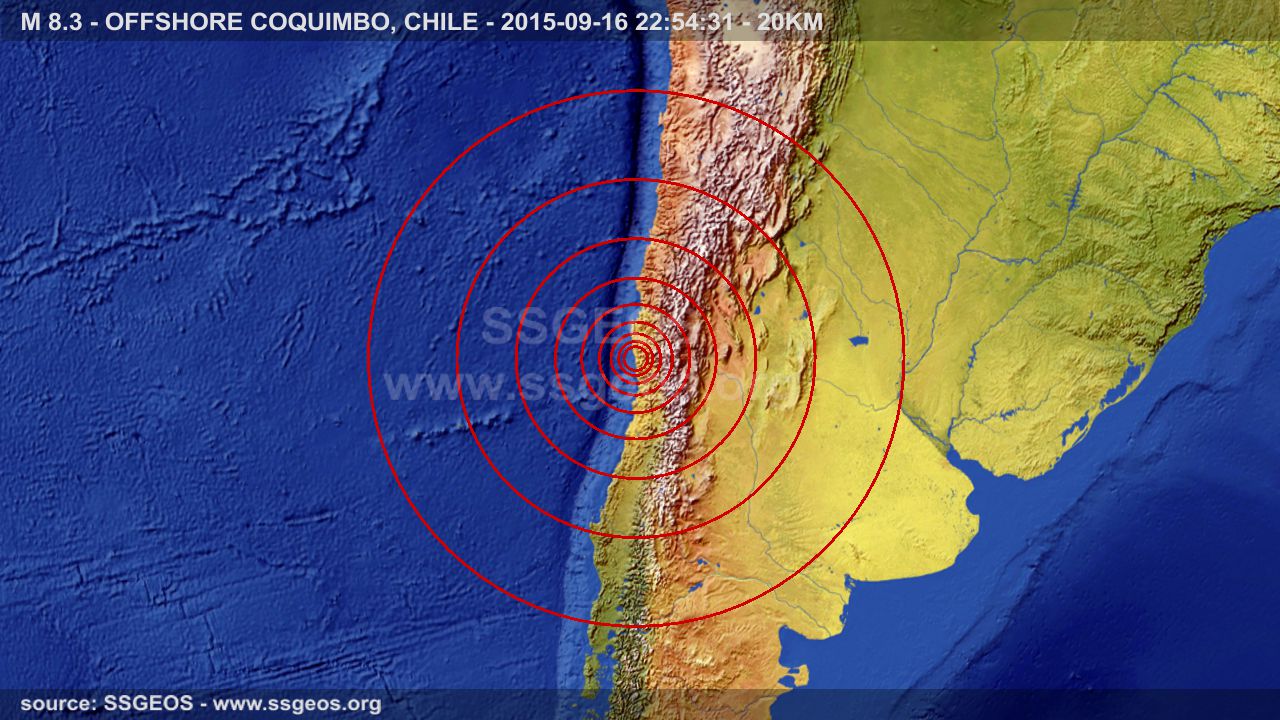 earthquake map