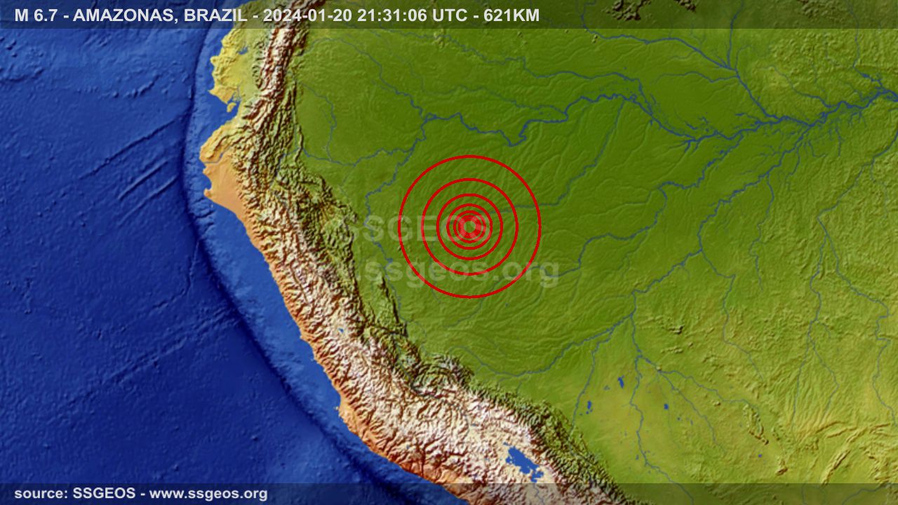 earthquake map