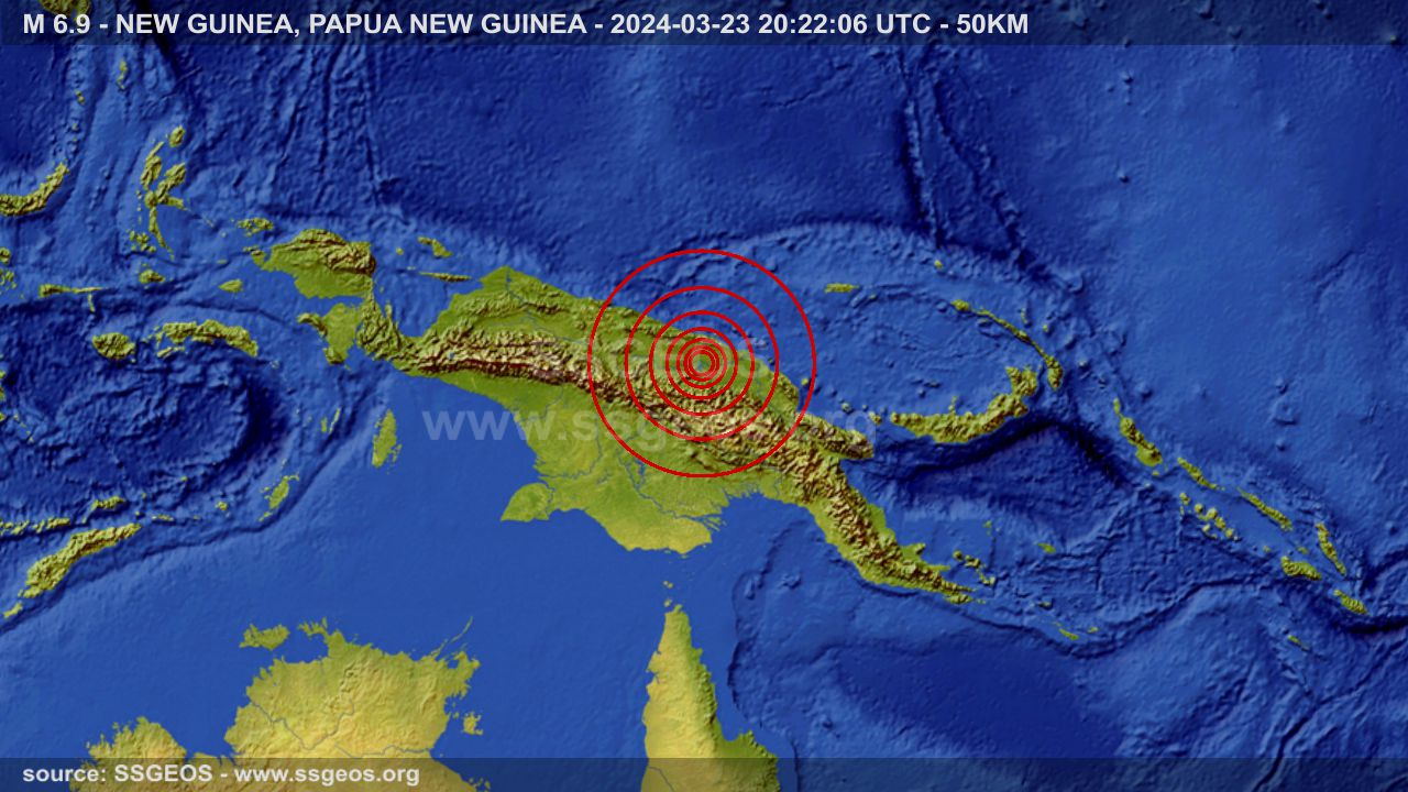 earthquake map