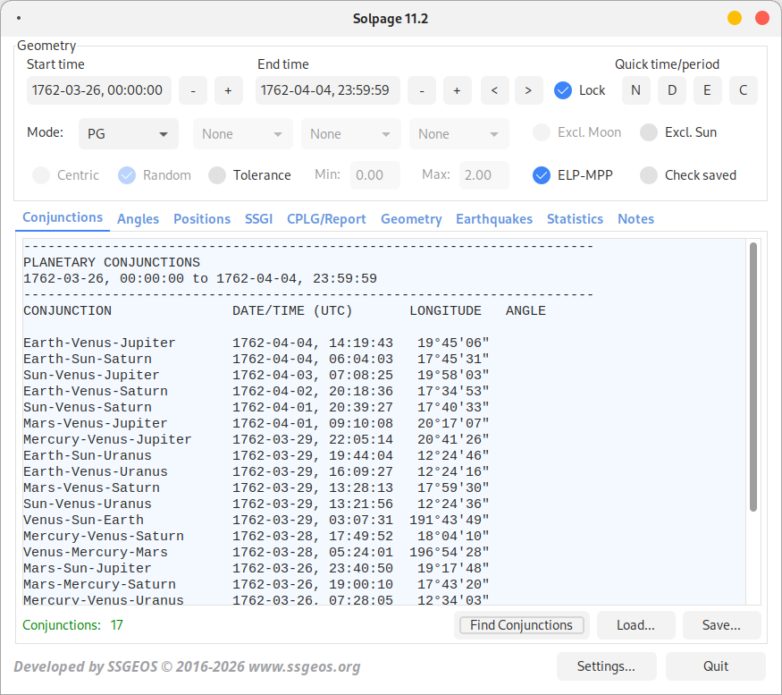 screenshot of Solpage version 11.2