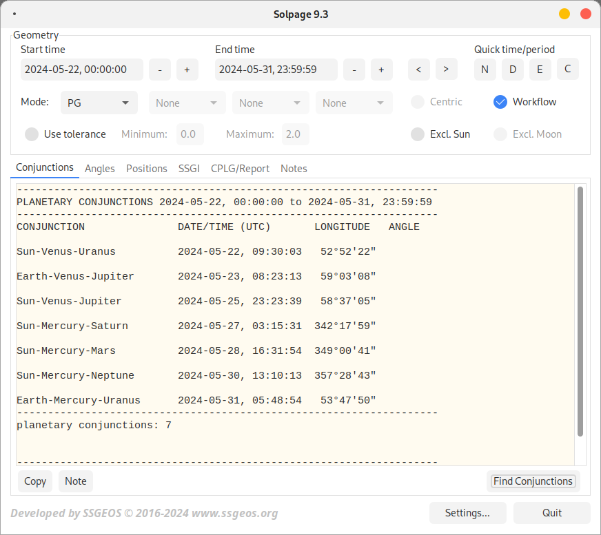 screenshot of Solpage version 9.3